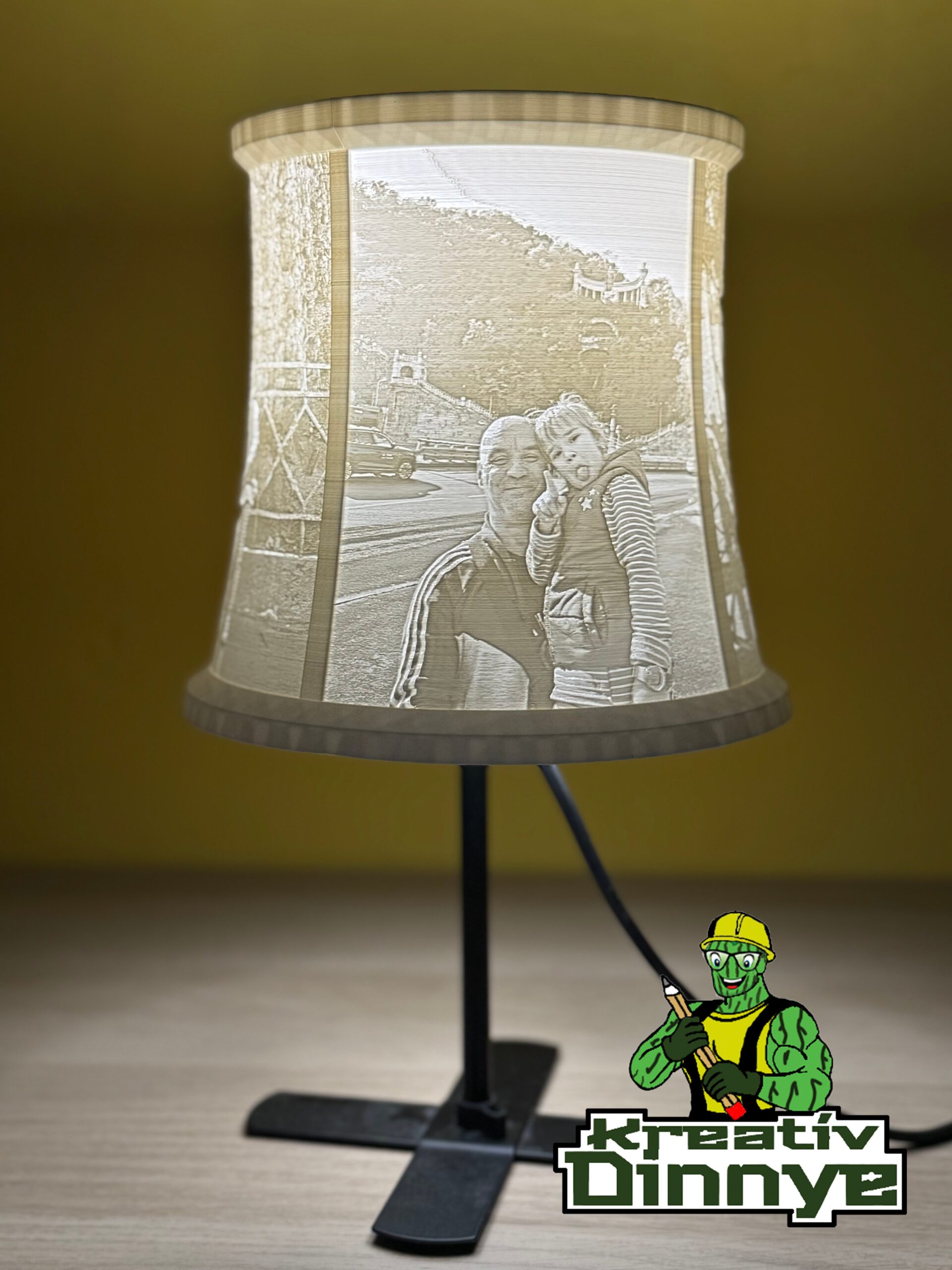 Egyedi fényképes asztali lámpa - Image 2